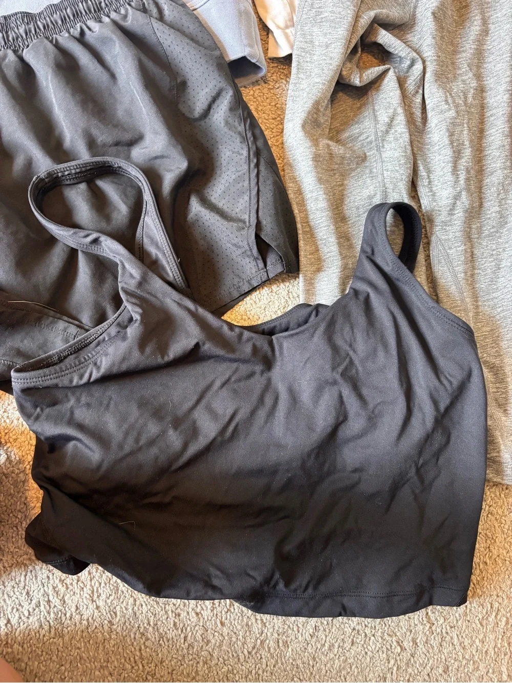 Nike Women's Mixed Tops & Tank Lot - Black, Light Blue, White, Gray